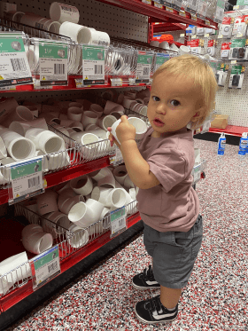 Plumbing aisle at Family Hardware
